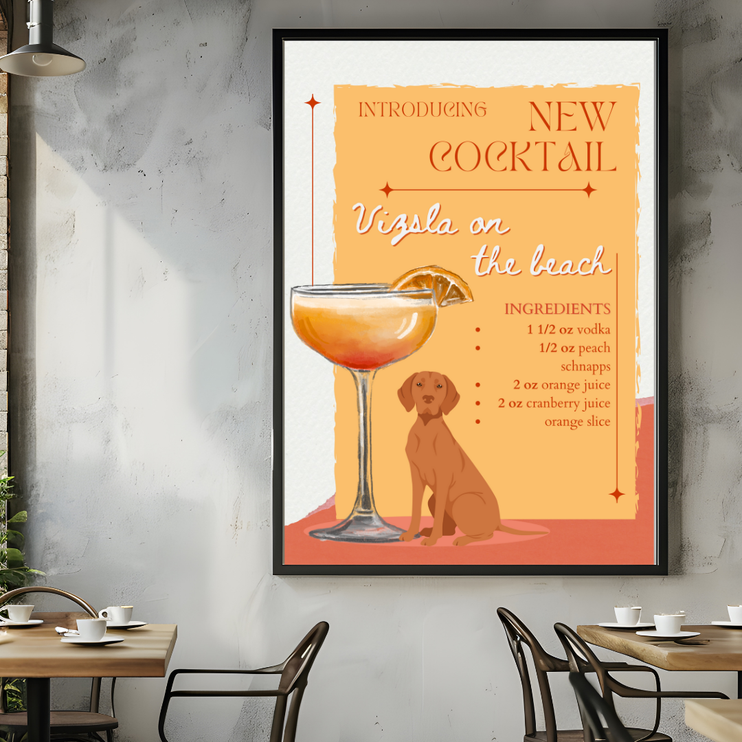Vizsla On The Beach