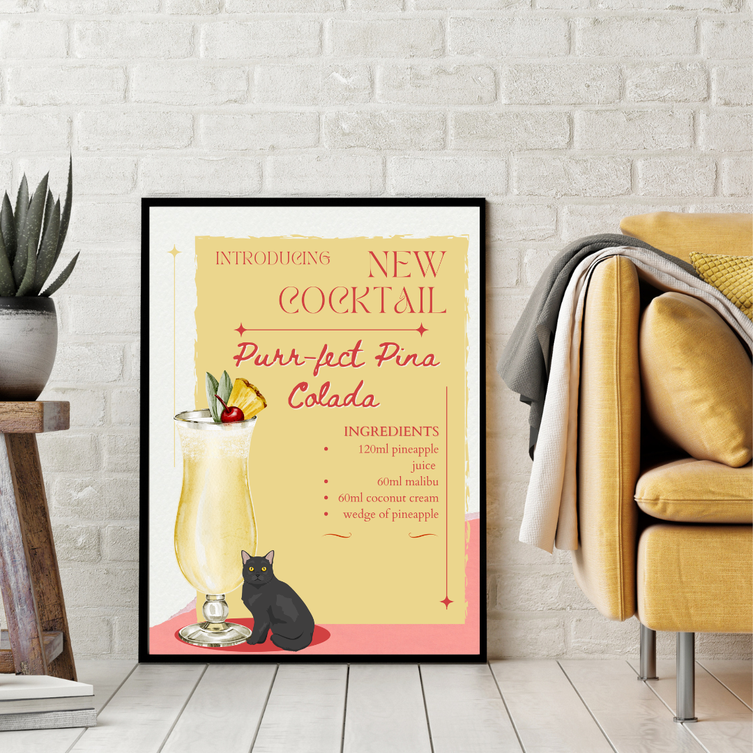Purr-fect Pina Colada