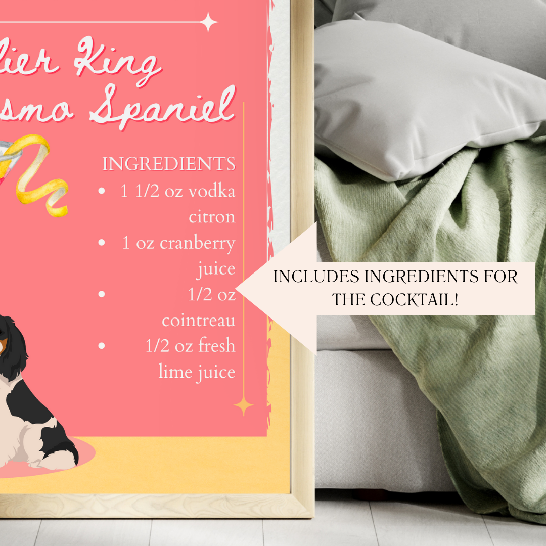 Cavalier King Cosmo Spaniel Poster