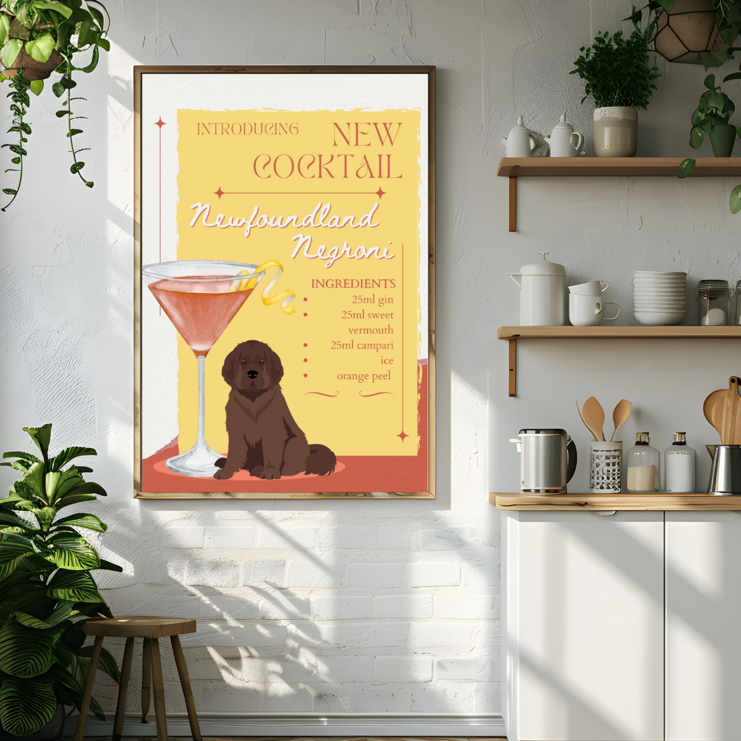 Newfoundland Negroni Poster