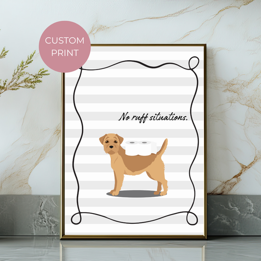 Custom Dog Toilet Roll Print