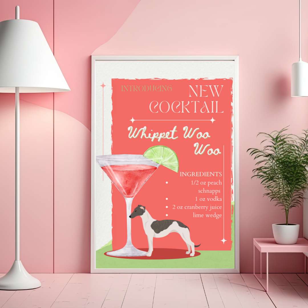 Whippet Woo Woo Poster