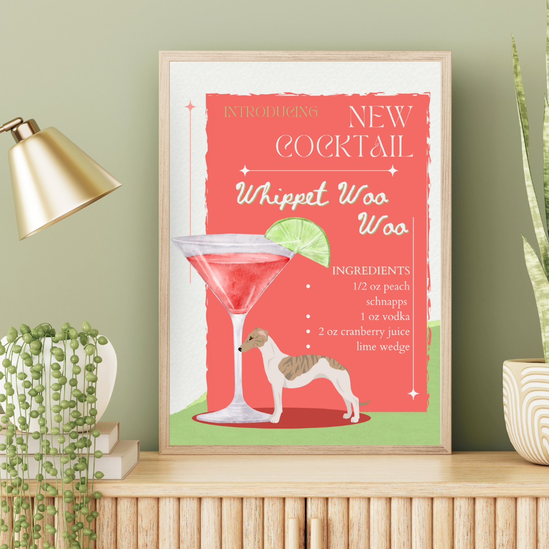 Whippet Woo Woo Poster