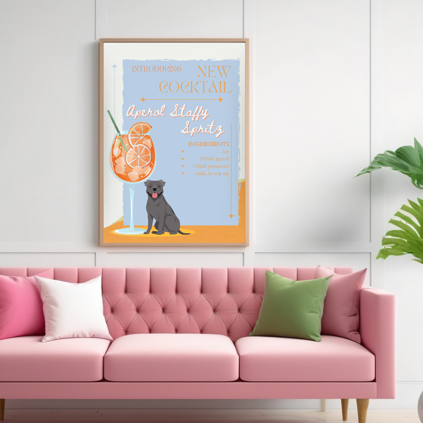 Aperol Staffy Spritz Poster