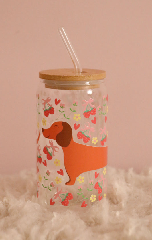 Dachshund Strawberry Wrap