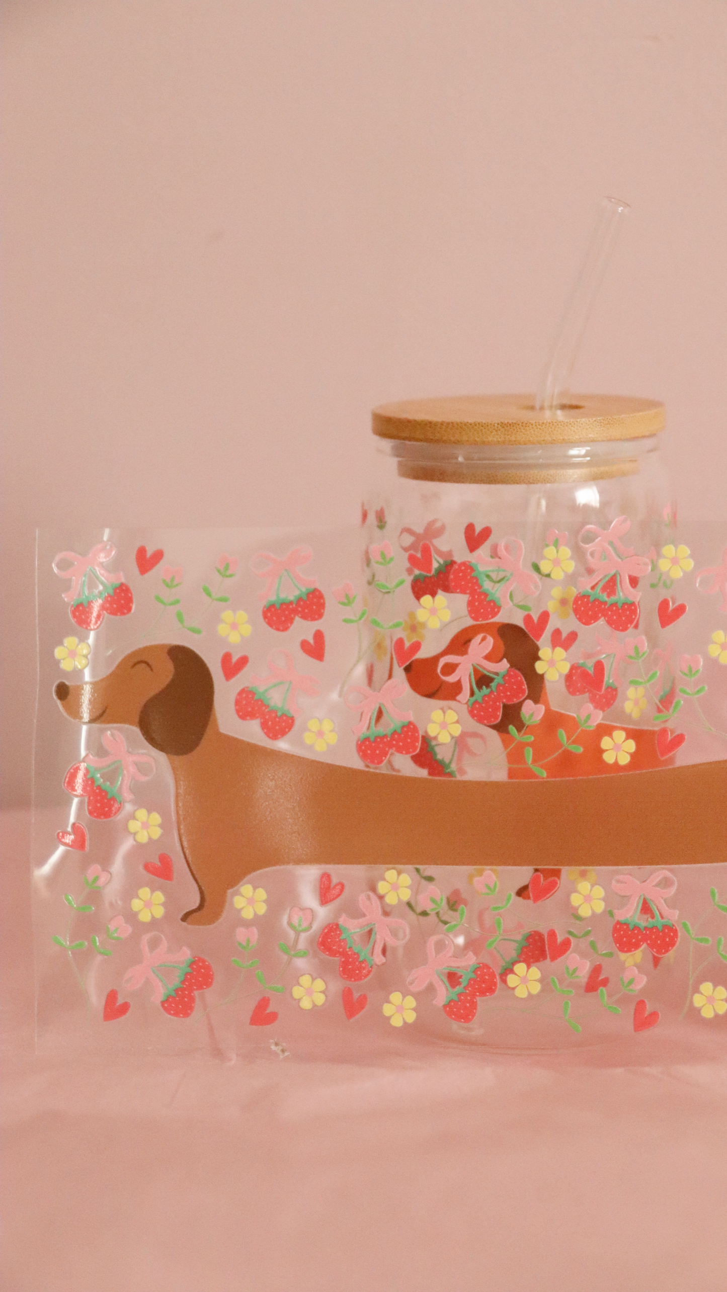 Dachshund Strawberry Wrap