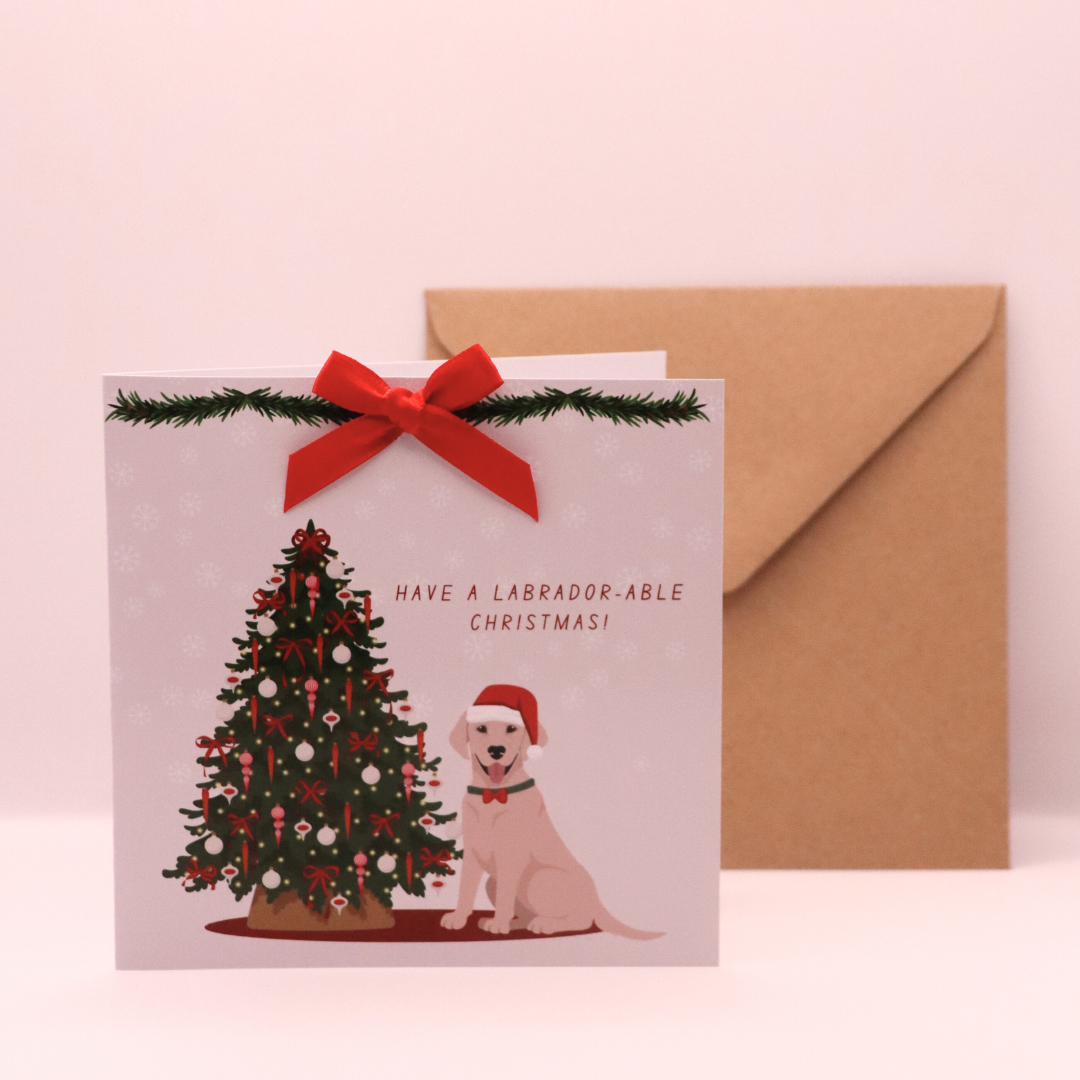 Labrador Christmas Card