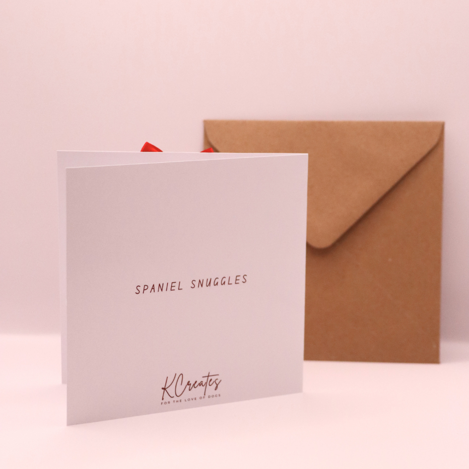 Springer Spaniel Christmas Card