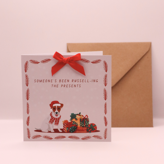 Jack Russell Christmas Card