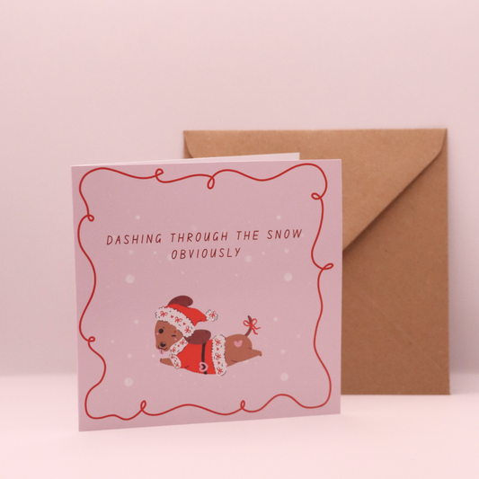 Dashing Through The Snow Obviously