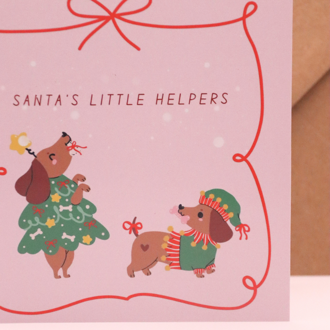 Santa's Little Helpers Card