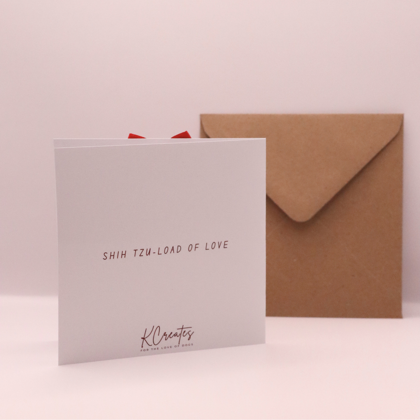 Shih Tzu Christmas Card