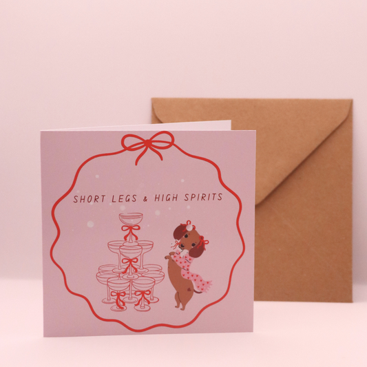 Short Legs & High Spirits Card