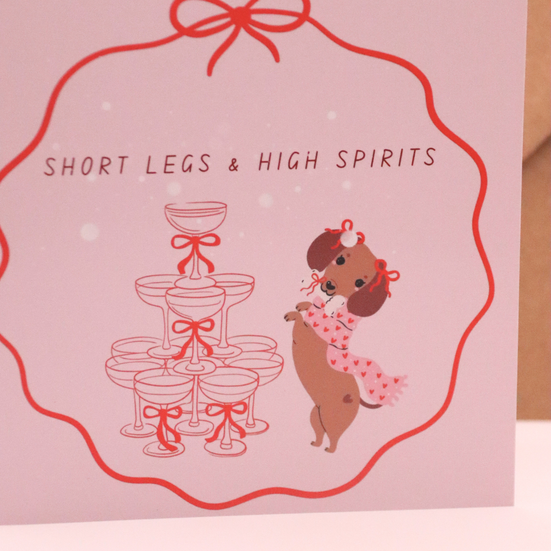 Short Legs & High Spirits Card